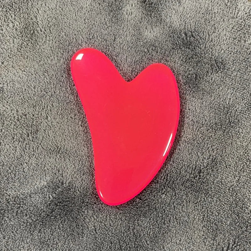 ✨ Gua Sha em Quartzo Rosa – Lifting Natural, Drenagem e Pele Firme