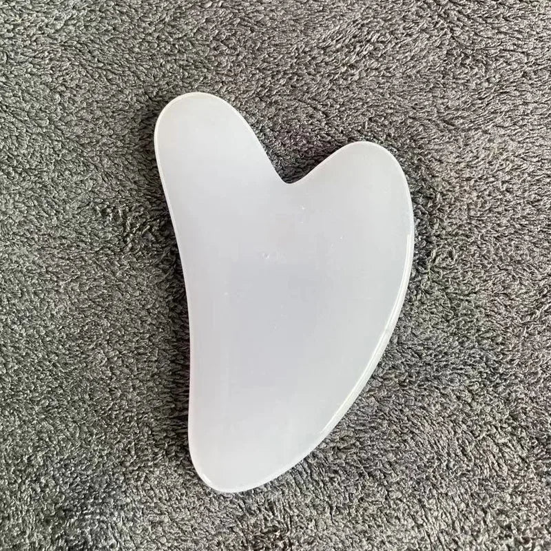 ✨ Gua Sha em Quartzo Rosa – Lifting Natural, Drenagem e Pele Firme