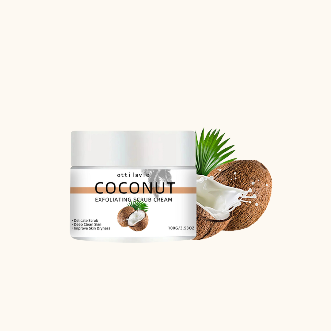 Esfoliante de Coco – Creme Esfoliante Suave