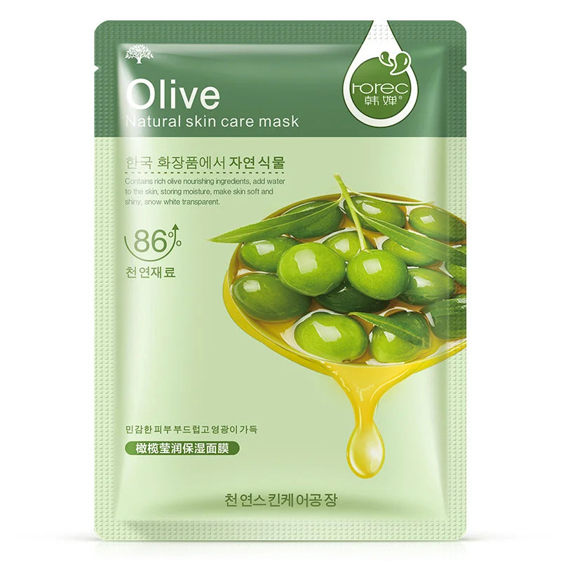 Máscaras Faciais de Fruta Natural – Hidratação, Frescor e Equilíbrio da Pele (Pack Variado)