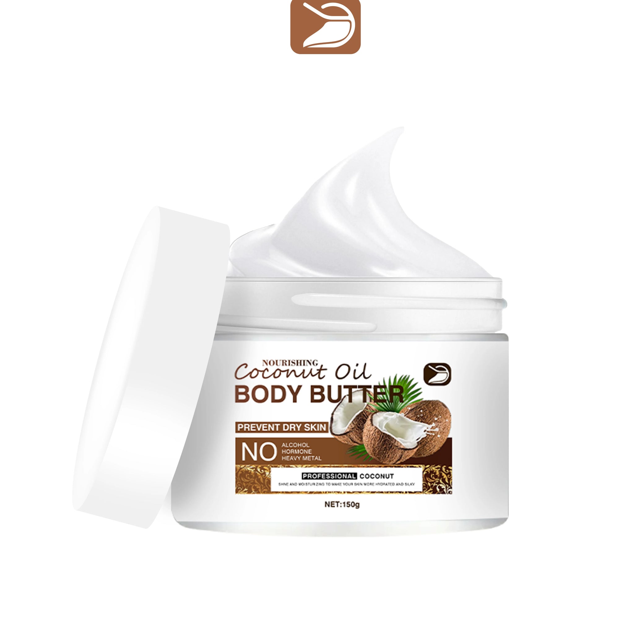 Creme Corporal de Óleo de Coco & Aloé – 200ml