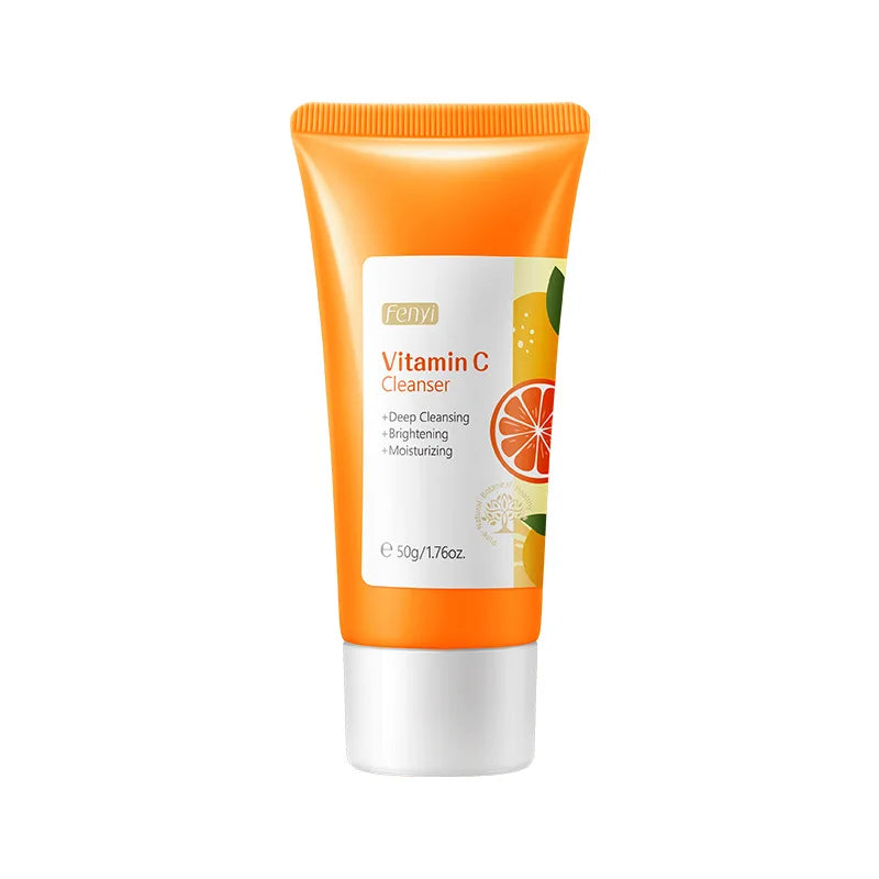 ✨ Cleanser Facial Vitamina C – Limpeza Profunda, Pele Iluminada e Sem Pontos Negros
