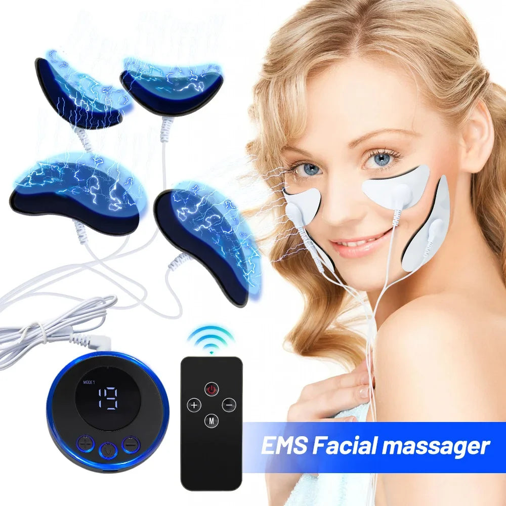 Volea V-Lift Pro™ – Massajador EMS para Lifting Facial, Tonificação Muscular e Contorno V-Shape