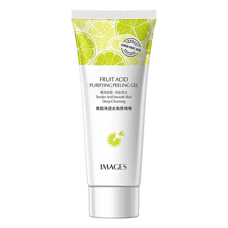 ✨ Gel Esfoliante Facial Ácidos de Fruta – Poros Invisíveis, Pele Lisa e Iluminada