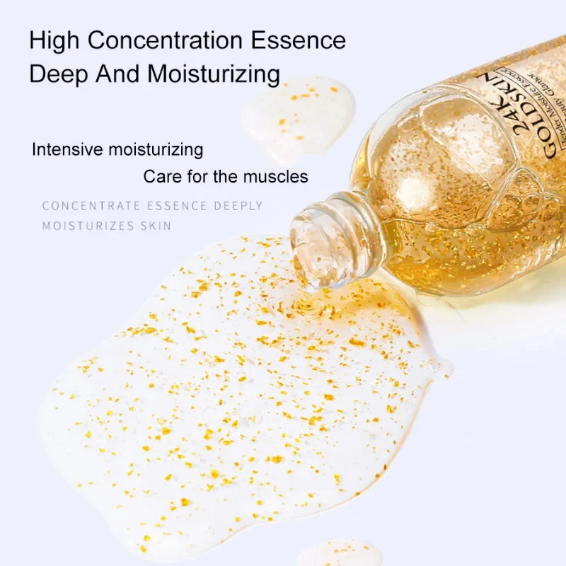 ✨ Sérum de Ácido Hialurónico 24K Gold – Anti-Rugas, Hidratação Profunda e Luminosidade Premium