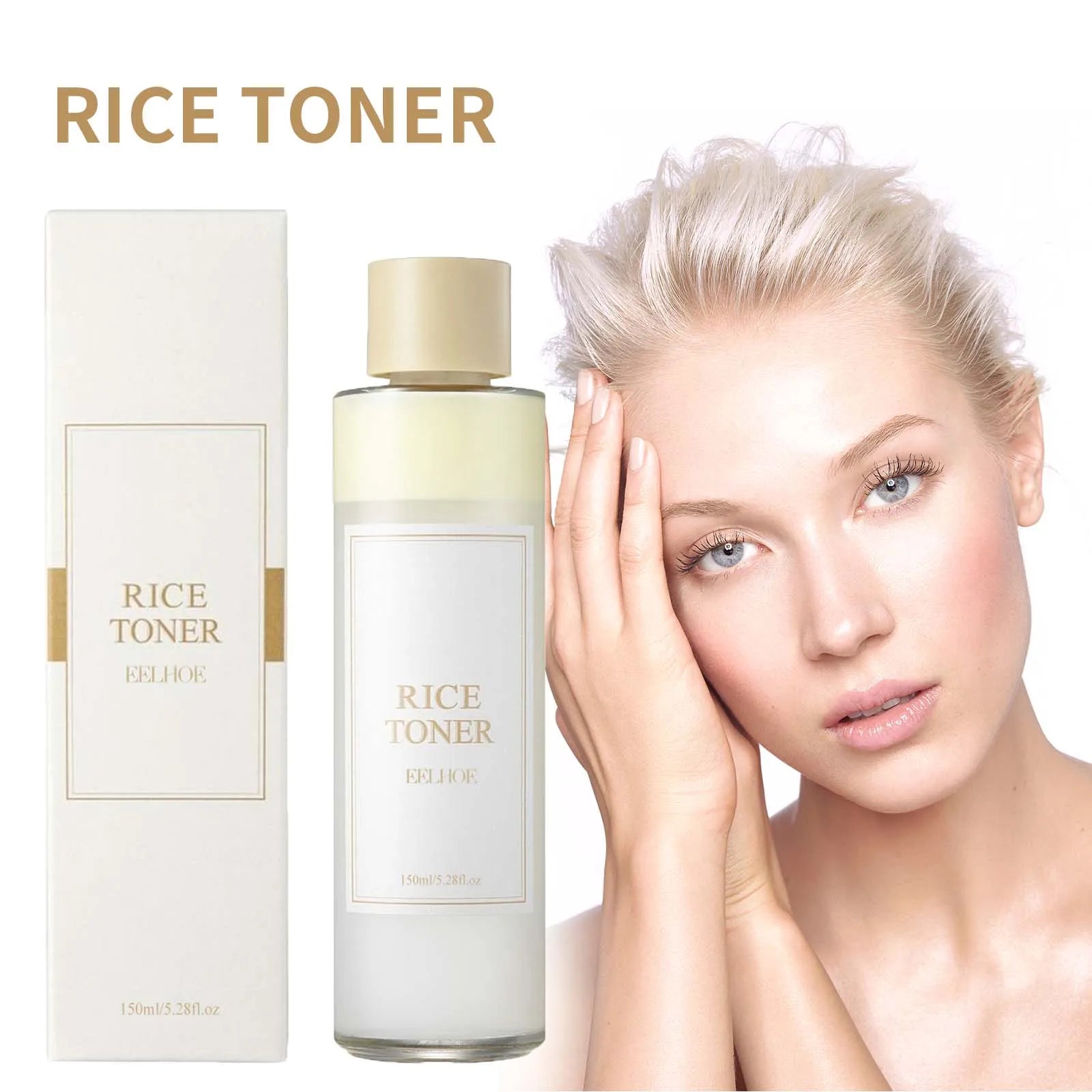 ✨ Tónico Facial de Arroz + Niacinamida – Hidratação, Luminosidade e Barreira Cutânea Forte (150ml)