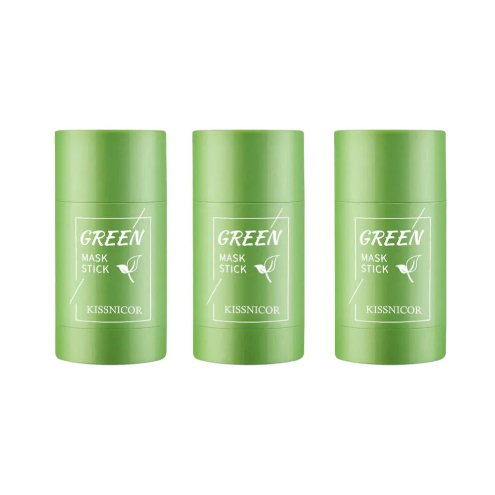✨ Green Tea Cleansing Stick Mask – Remove Pontos Negros, Fecha Poros e Hidrata