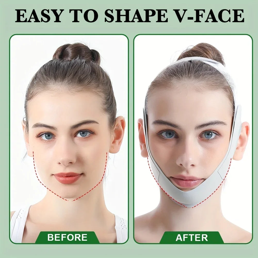 Volea V-Band™ – Faixa Reutilizável de Lifting Facial para Contorno V e Reafirmação do Rosto