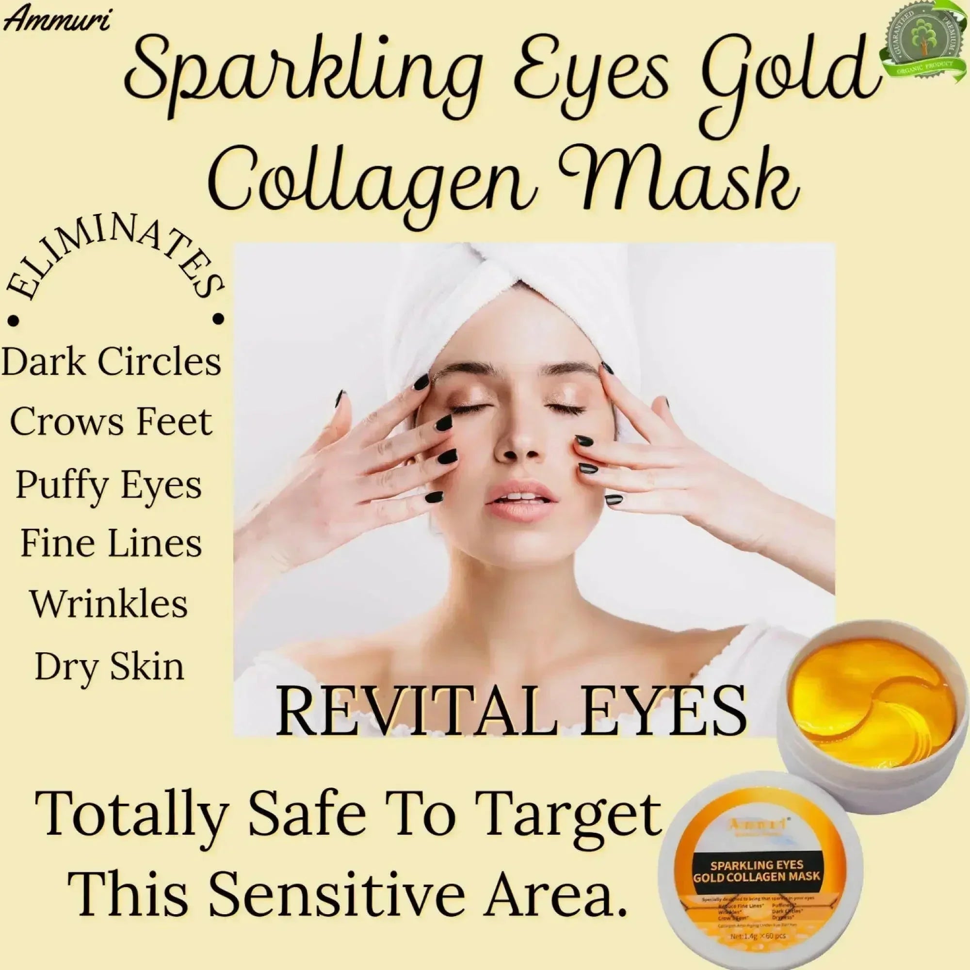 Ammuri Skincare 24K Gold Under Eye Patches for Radiance-4